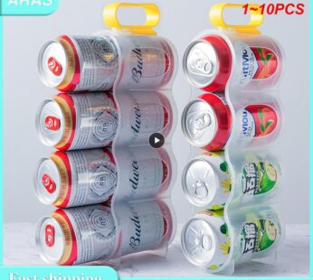 1~10PCS Hole Beverage Soda Drink Can Organizer Racks Fridge Drink Bottle Holder Beer Refrigeration Shelf Home Kitchen Storage