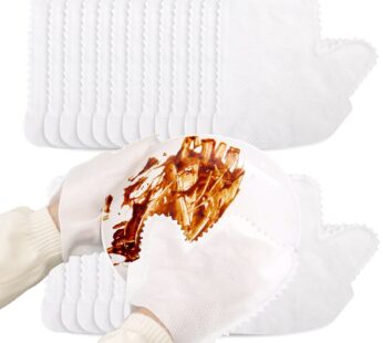 1-20pcs Home Kitchen Cleaning Gloves Dust Fish Scale Cleaner Duster Glove Rags Reusable Household Non-woven Rag Clean Tools