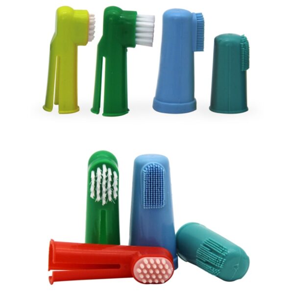 1/3 Pcs Soft Pet Finger Dog Toothbrush Dog Brush Bad Breath Tartar Teeth Tool Dog Accessories Cleaning Supplies pet products - Image 3