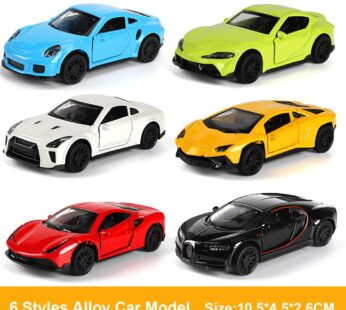 1/43 Simulation Alloy Car Model Diecasts Toy Vehicles Cake decoration Car Doors Opened With Pull Back Collectable Kids Gifts