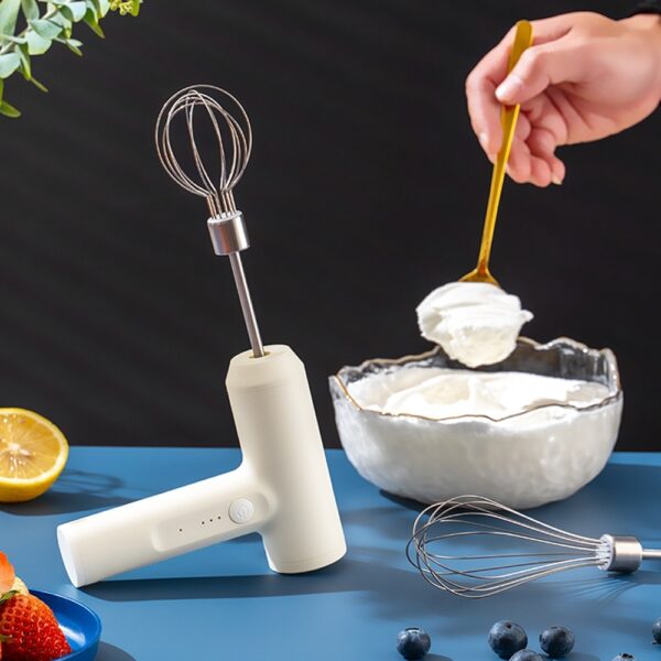 1 PCS Wireless Electric Food Mixer Portable 3 Speeds Egg Beater Baking Dough Cake Cream Mixer Kitchen Tools - Image 5