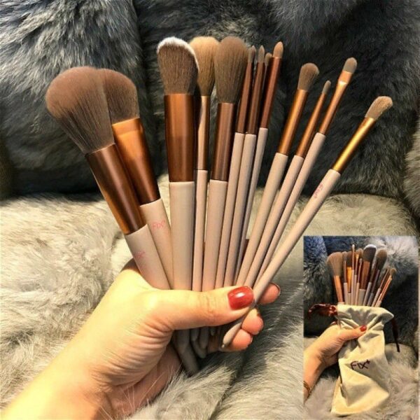 13 PCS/Lot Makeup Brushes Set Eye Shadow Foundation Women Cosmetic Powder Blush Blending Beauty Make Up Tool - Image 3