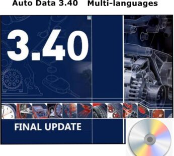 2023 Hot Sale Auto Data 3.40 Auto Repair Software Multi-languages Send by CD Guide Version Remote Automotive Car Tool Software