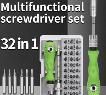 32 In 1 Multifunctional Screwdriver Combination Household Portable Cross Magnetic Precision Screwdriver Set Maintenance Tool