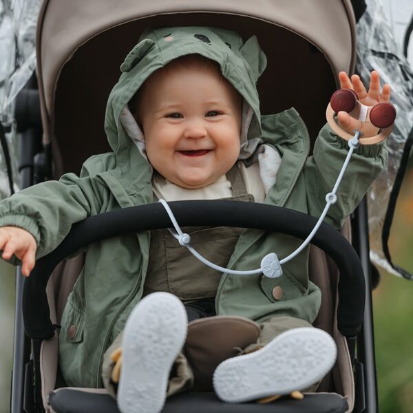4 Pcs Toy Safety Straps Soft Silicone Teething Chain Adjustable Infant Nipple Holder Dummy Clip Stroller Baby Accessories - Image 3