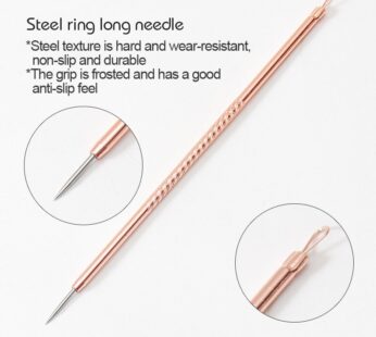 4PCS Acne Blackhead Comedone Black Spot Pimple Blemish Remover Skin Care Women Beauty Acne Treatment Pore Cleanser Needle Hook