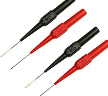 4Pcs 30V Diagnostic Tools Multimeter Test Lead Extention Back Piercing Needle Tip Probes Autotools Automotive Kit Machine 0.7MM