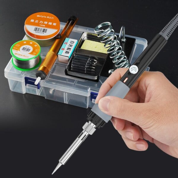 60W Electric Soldering Iron Temperature Adjustable Soldering Tool Soldering Repair Tool - Image 4