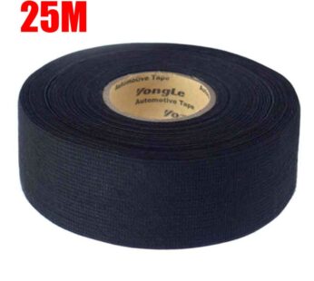 A Roll 25M Adhesive Cloth Fabric Tape Cable Looms Wiring Harness For Car Auto Black Wiring Harness