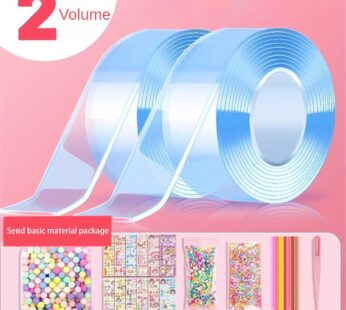 Blowable Bubble Tapes Set Multipurpose Nano Tape Reusable Traceless High Sticky Transparent Double-sided Adhesive Tape For Home