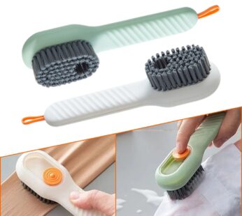 Cleaning Brush Soft Bristled Liquid Shoe Brush Long Handle Brush Clothes Brush Shoe Clothing Board Brush Household Cleaning Tool