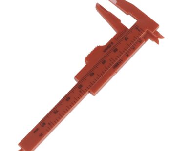 DIYWORK Calipers Plastic 0.01mm Micrometer 180mm Vernier Caliper Ruler Mini Measuring Tool Orange Gauge Gauging Tools