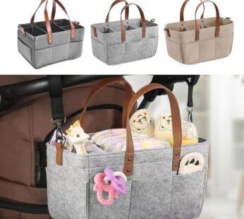 Diaper Bag Nappy Caddy Baby Items Toy Storage Bag With Handles Large Capacity Diaper Organizer Nursery Essentials Storage Bins