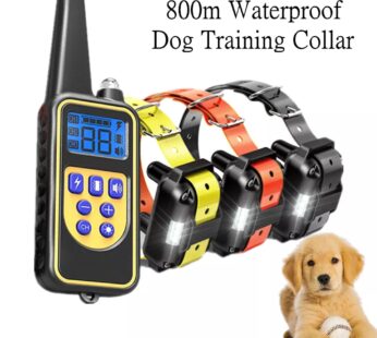 Electric Dog Training Collar Waterproof Dog Bark Collar Pet With Remote Control Rechargeable Anti Barking Device All Size Dogs