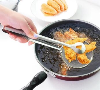 Kitchen Accessories Multifunction Stainless Steel Sieve Filter Spoon Fried Food Oil Strainer Clip Handheld Cooking Tools Gadgets