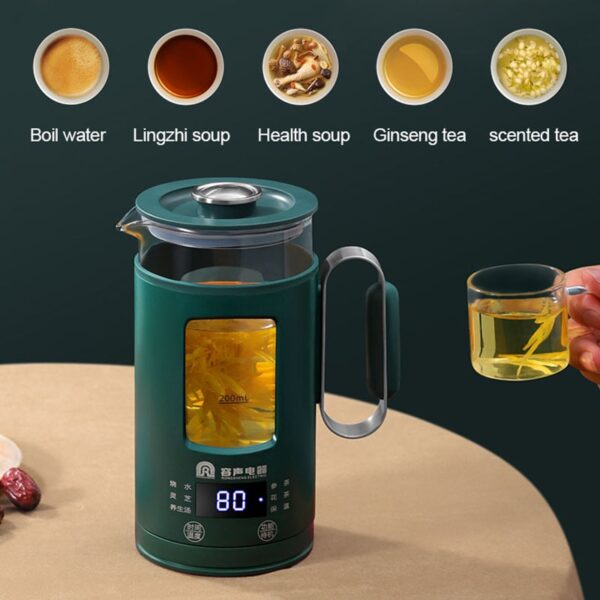 LED Digital Display Multifunctional Electric Kettle Household Stainless Steel Insulation Health Pot Teapot With Filter - Image 2