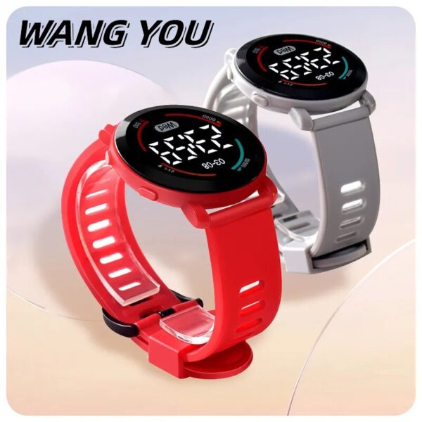 M6 Couple Watches Fashion LED Digital Watch for Men Women Sport Silicone Casual Watch Electronic Clock New - Image 4