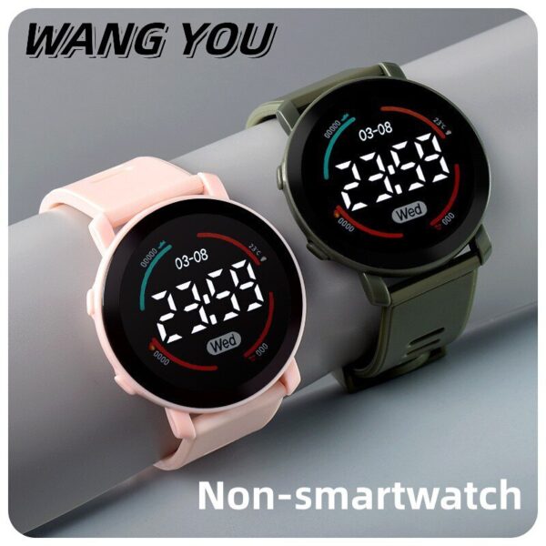 M6 Couple Watches Fashion LED Digital Watch for Men Women Sport Silicone Casual Watch Electronic Clock New