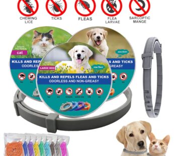 Pet Cat Dog Flea and Tick Remover Collar Anti-parasitic Necklace Adjustable Anti Flea Dog Collar for Puppy Cat Big Dog Products