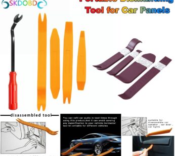 Portable Auto Door Clip Panel Trim Removal Tool Panel Trim Dash Audio Removal Installer Pry Kit Repair Tool Pry Tool 4/10 Sets