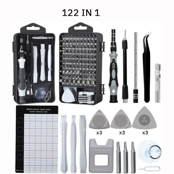 Screwdriver Tool Set Phone Computer Maintenance Disassembly Tool Multifunctional Manual Screwdriver Set 122 in 1 Or 138 in 1