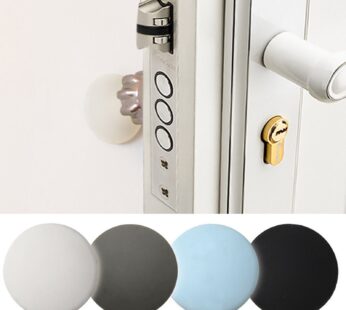 Self Adhesive Rubber Home Door Doorknob Back Wall Protector Crash Pad Handle Bumper Guard Stopper Home Improvement Products