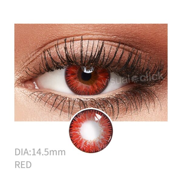 Visual Click Color Contact Lenses For Eyes Anime Cosplay Colored Lenses Blue Red Multi Colored Lenses Contact Lens Beauty Pupils - Image 2