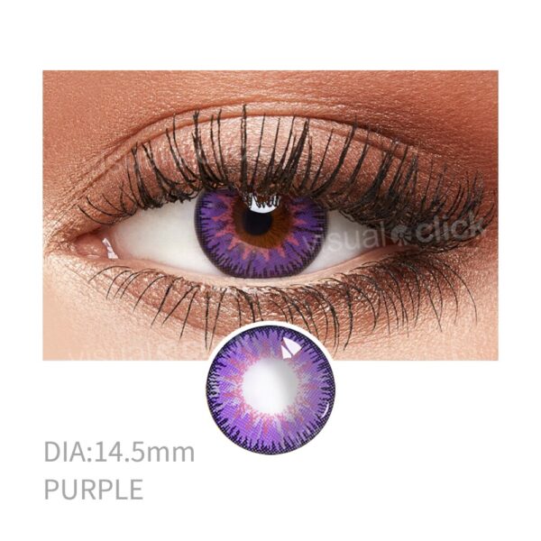 Visual Click Color Contact Lenses For Eyes Anime Cosplay Colored Lenses Blue Red Multi Colored Lenses Contact Lens Beauty Pupils - Image 3