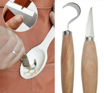 Wood Carving Knife Chisel Hook Knife Carving Tools Ergonomic Woodworking Spoon Durable Crooked Beginners Sculptural Professional