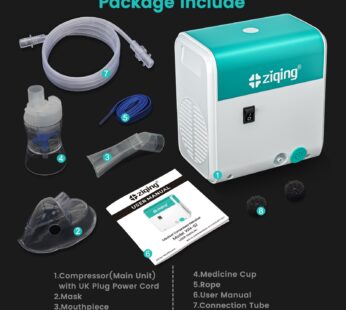 Ziqing Compressor Nebulizer Machine Nebulizador Household Health Monitors Portable Quiet Atomized Humidifier for Adult Child